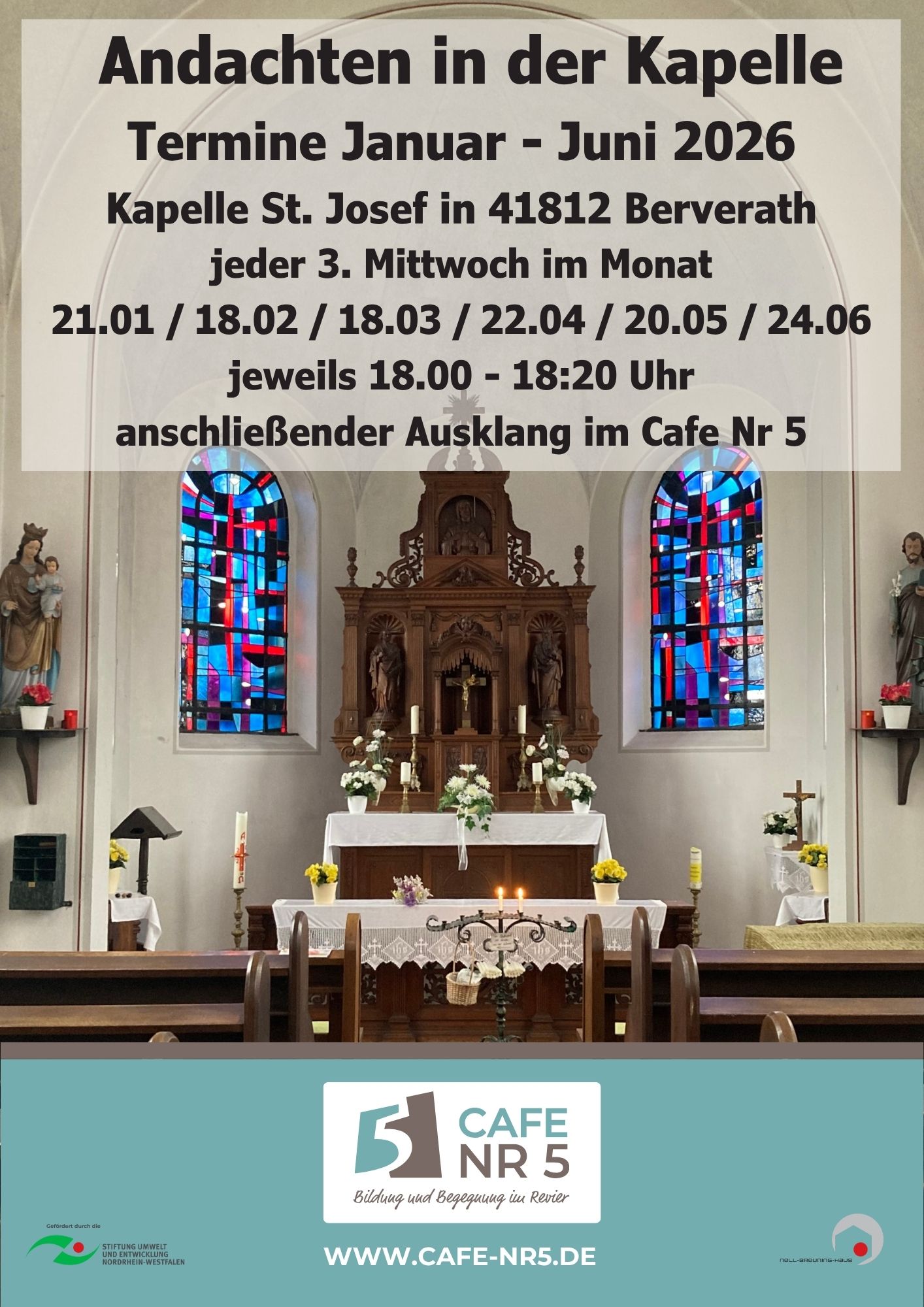 Flyer Andachten 2026