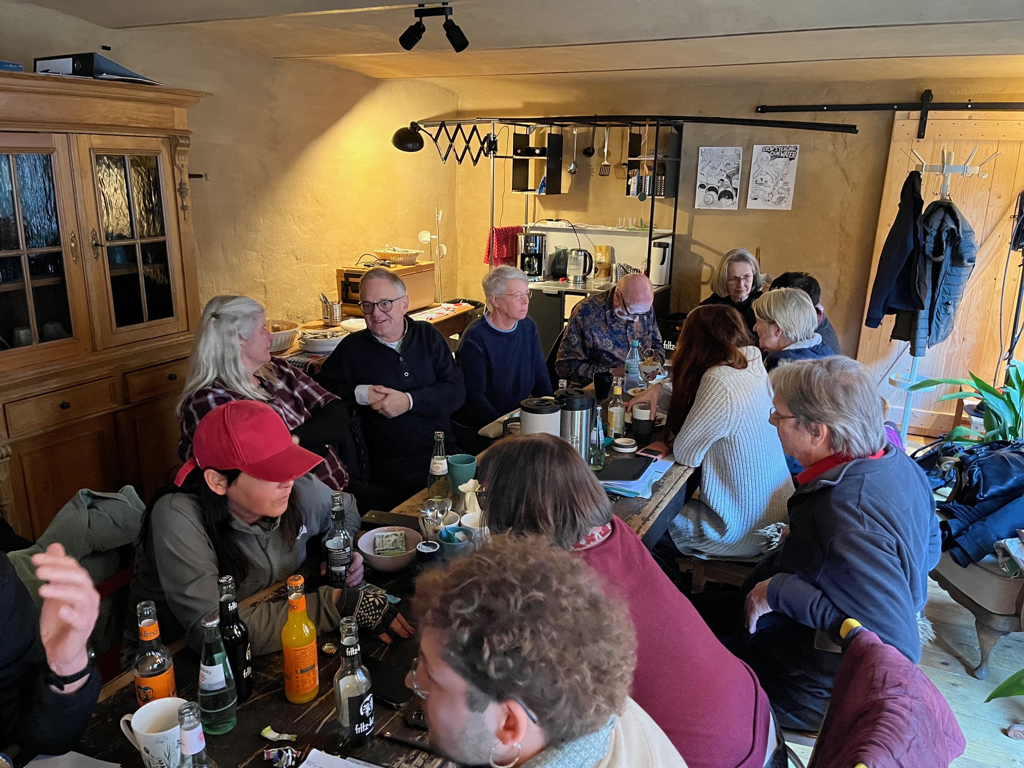 Gespräche bei der Planungswerkstatt im Cafe Nr 5